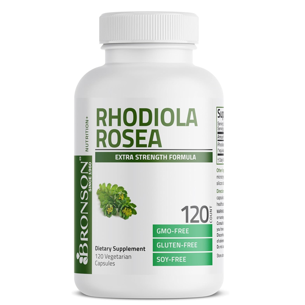 Bronson Rhodiola Rosea Vegetarian Capsules