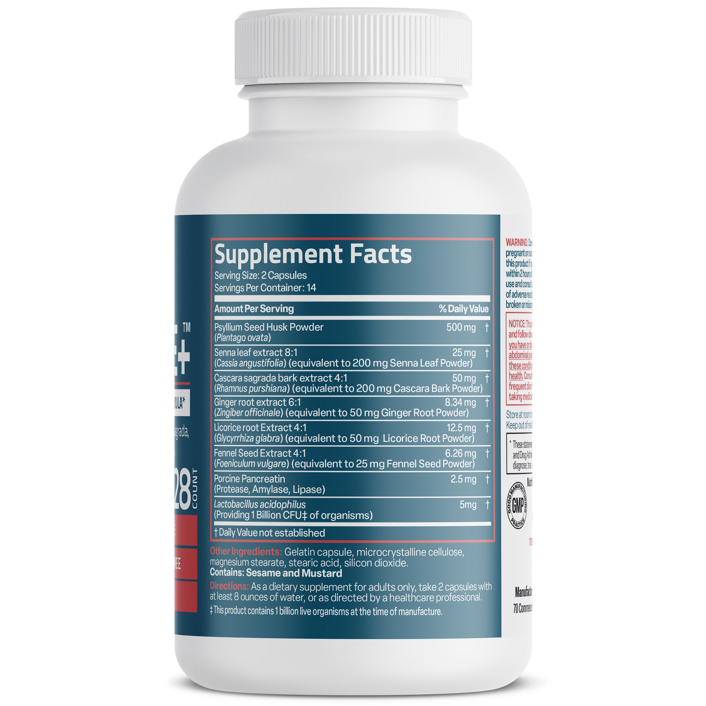 Bronson Vitamins Advanced Colon Cleanse 28 Caps