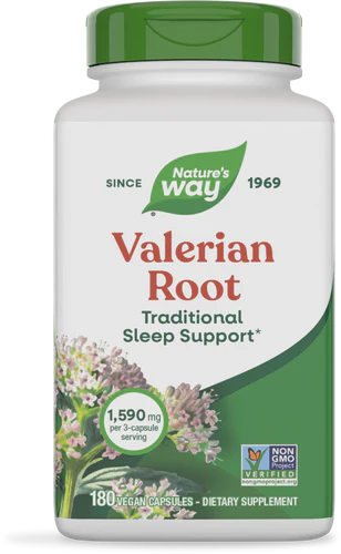 Nature's Way Valerian Root | Sleep Support | 100 Vegan Capsules.