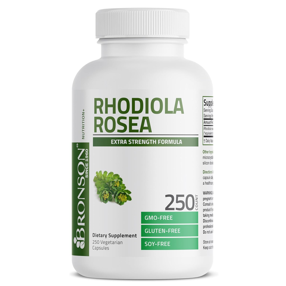 Bronson Rhodiola Rosea Vegetarian Capsules
