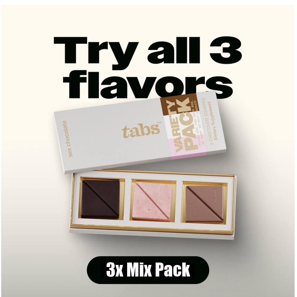 Dark Chocolate Tabs – 3 Chocolate Squares