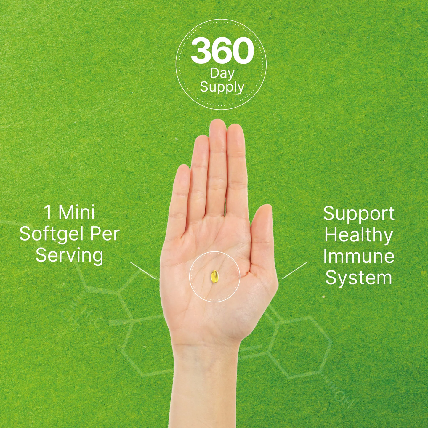 Deal Supplement Vitamin D3 10000 IU, 360 Softgels