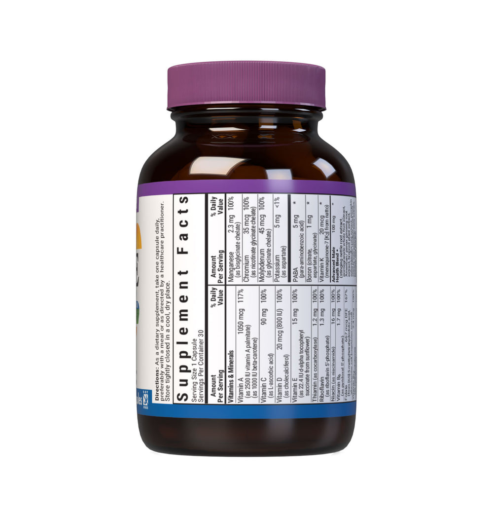 Bluebonnet Nutrition One for Men Whole Food-Based Multiple 30 Caps