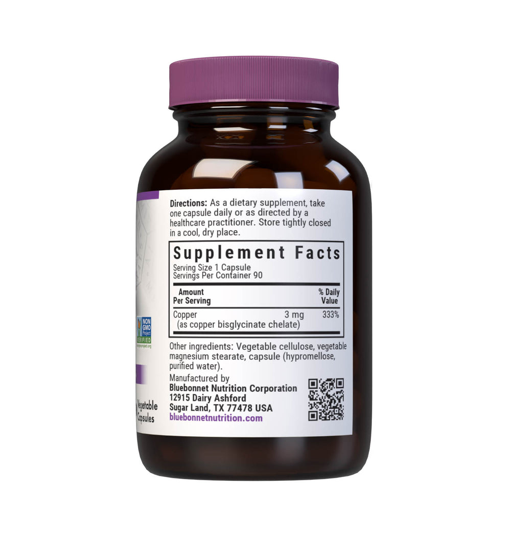 Bluebonnet Nutrition Albion Chelated Copper 90 Caps