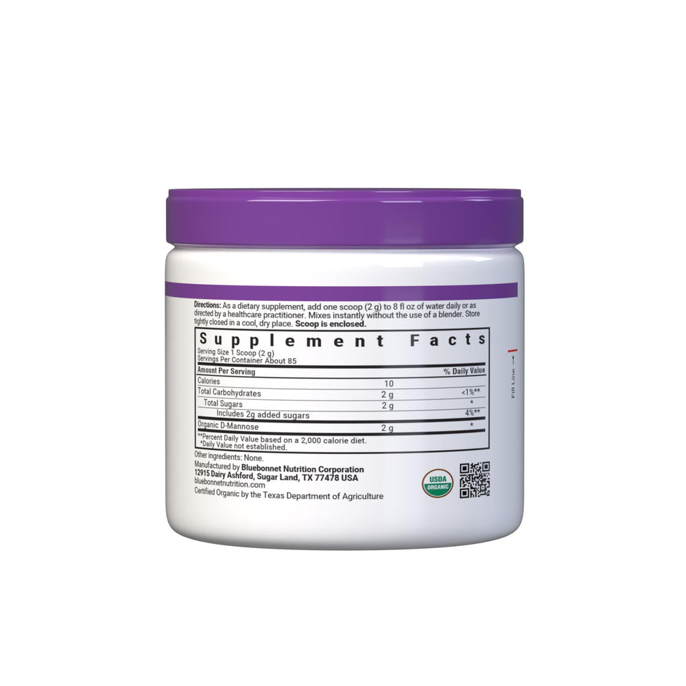Bluebonnet Nutrition Organic D-Mannose Powder 174g
