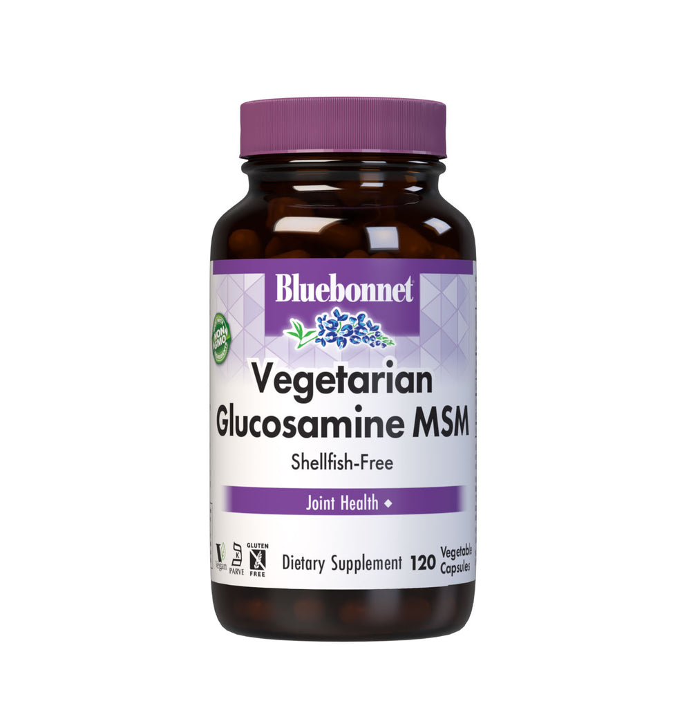 Bluebonnet Nutrition Vegetarian Glucosamine & Msm 120 Caps