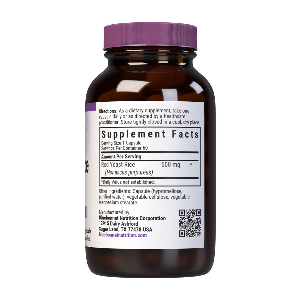 Bluebonnet Nutrition Red Yeast Rice 600 Mg 60 Caps