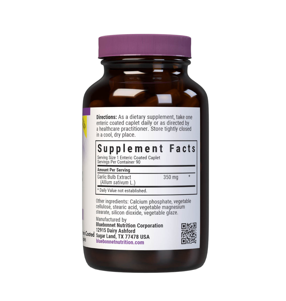 Bluebonnet Nutrition Odor-Less Fresh Garlic Extract 90 Caplets