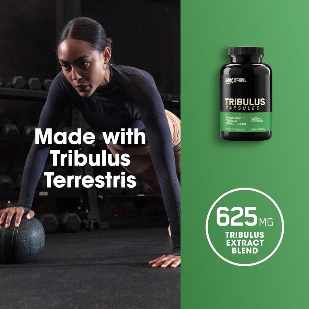 Optimum Nutrition Tribulus 625mg – Standardized Extract, 100 Capsules