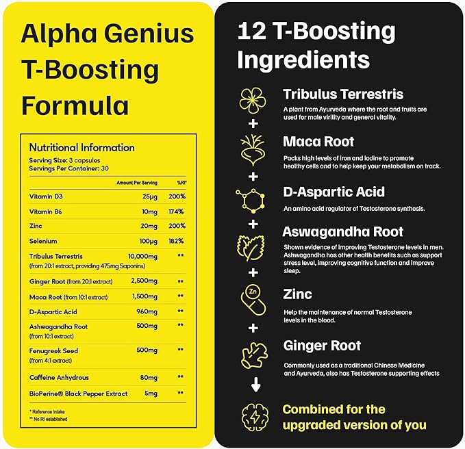 JustFloow Alpha Genius T-Booster