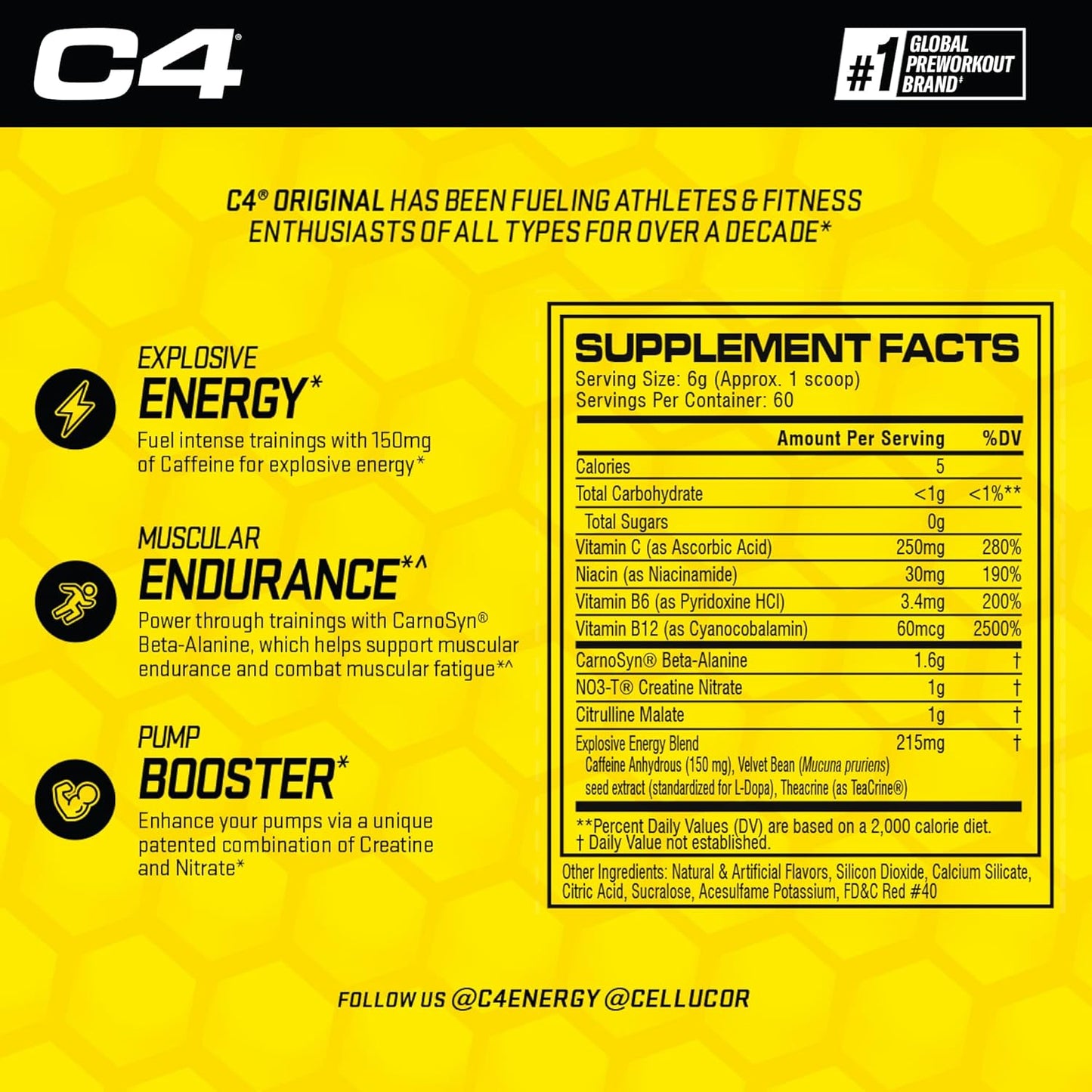 C4 Original Pre Workout Powder