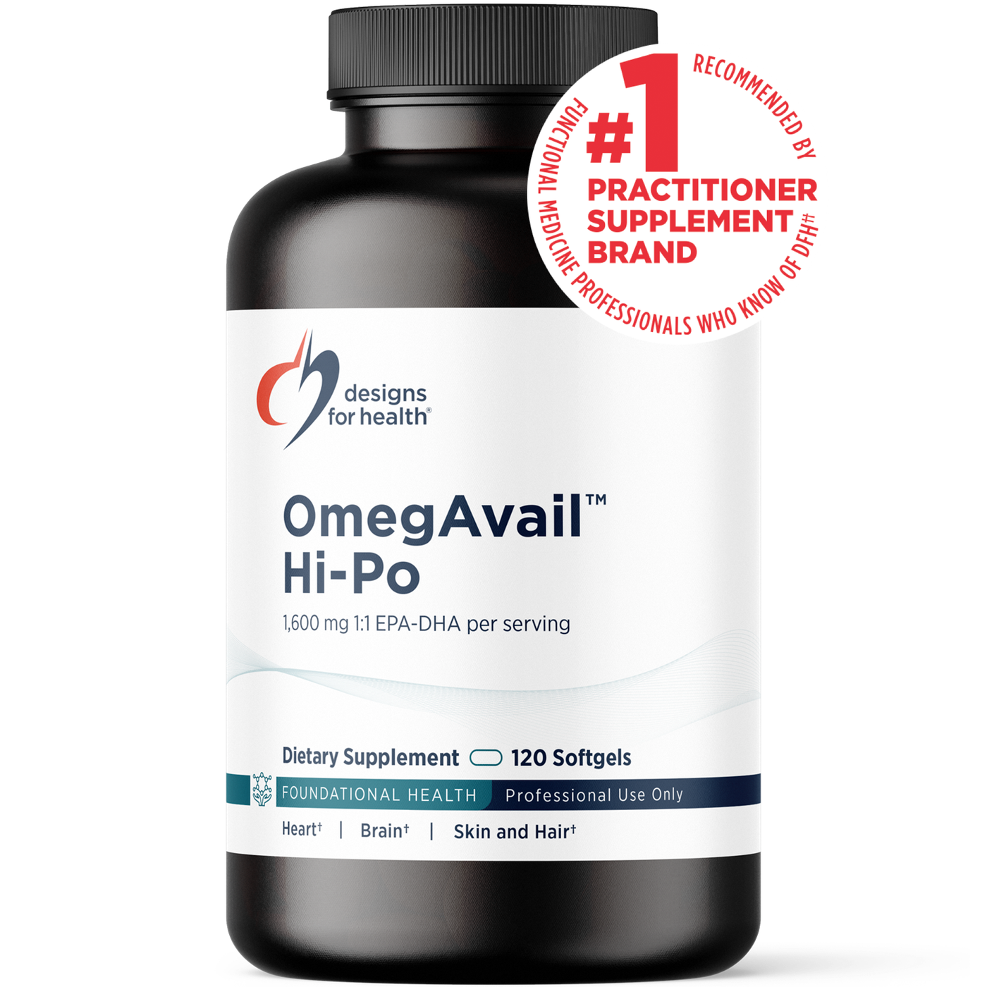 Designs for Health OmegAvail Hi-Po 60 Softgels