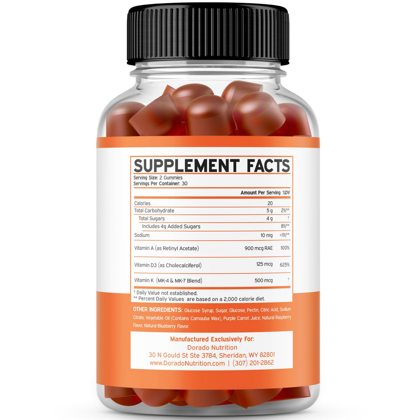 Dorado Nutrition ADK - 60 Gummies