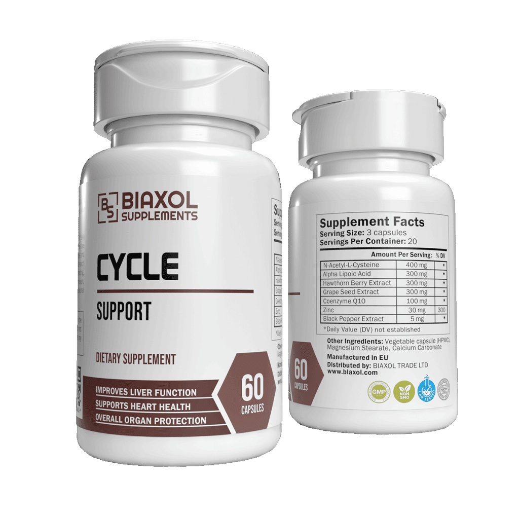 Biaxol Supplements Cycle Support 60 Caps