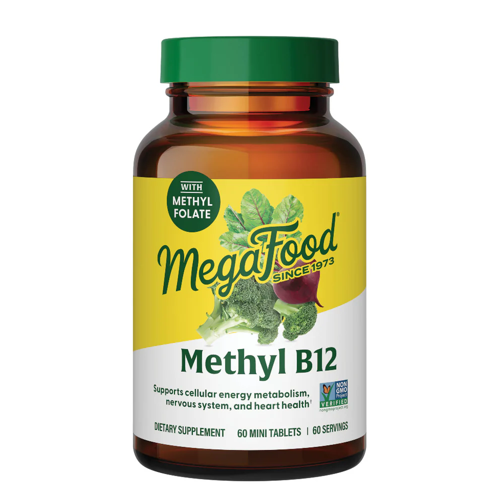MegaFood Balanced B Complex – With Methyl B12 & Folate | Supports Cellular Energy, Metabolism & Nervous System Health | Made with All Eight B Vitamins | Dietary Supplement
