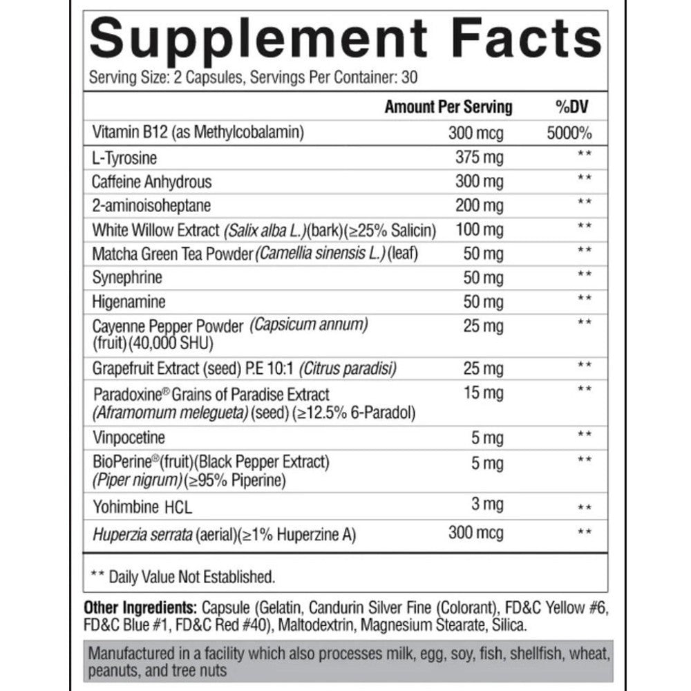 Condemned Arsynist Extreme Fat Burner – Thermogenic Weight Loss