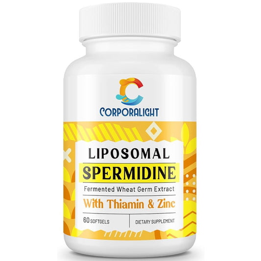 Corporalight Liposomal Spermidine Softgels – Premium Wheat Germ & Zinc Formula (60 Count)