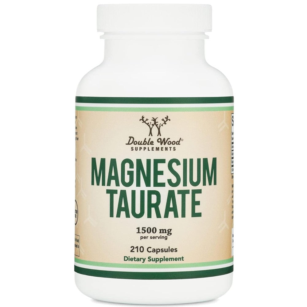Double Wood Magnesium Taurate 1500mg – Heart & Brain Health Support