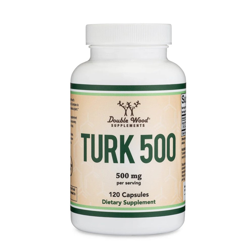 Double Wood Supplements Turk 500 – 500mg Turkesterone per Serving | 120 Capsules Dietary Supplement