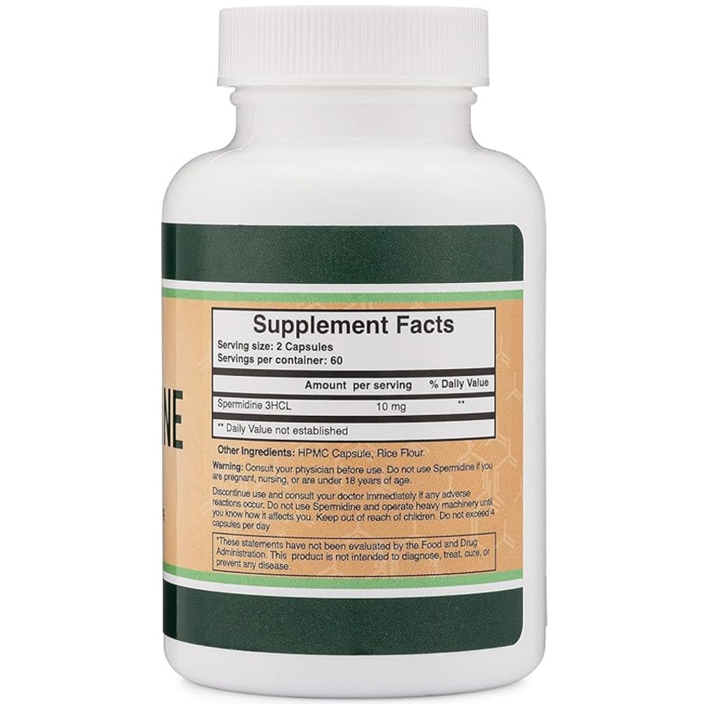 Double Wood® Spermidine 10mg – Advanced Cell Renewal Support