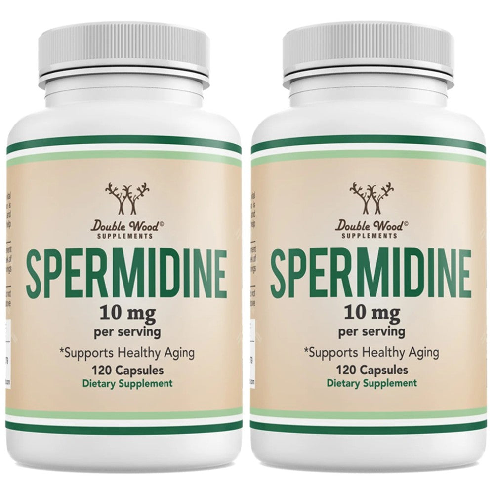 Double Wood® Spermidine 10mg – Cellular Health & Longevity Support