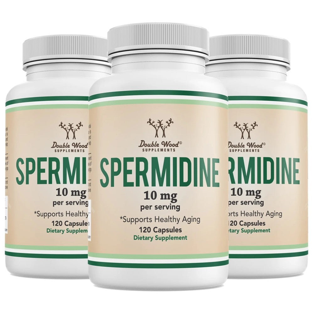 Double Wood® Spermidine 10mg – Cellular Health & Longevity Support