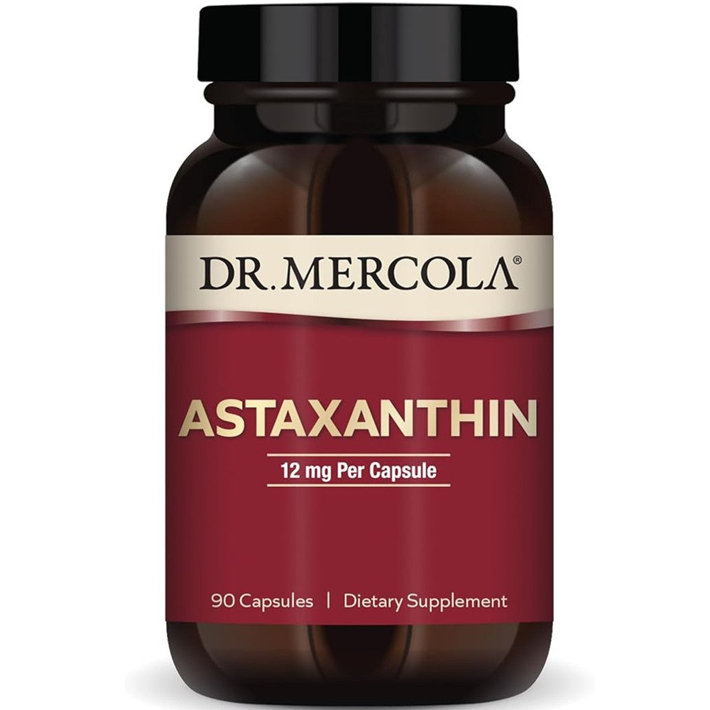 Dr. Mercola Astaxanthin 12mg — Potent Antioxidant Formula for Cellular Health