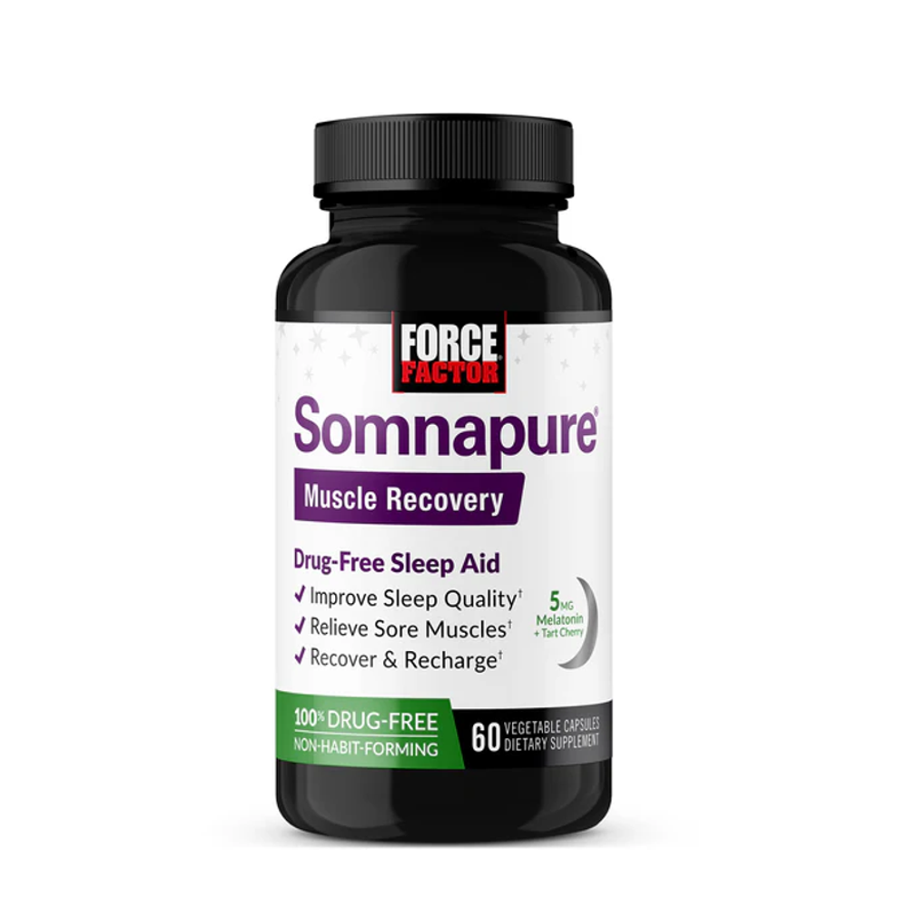 FORCE Somnapure – Muscle Recovery & Drug-Free Sleep Aid 60 Capsules
