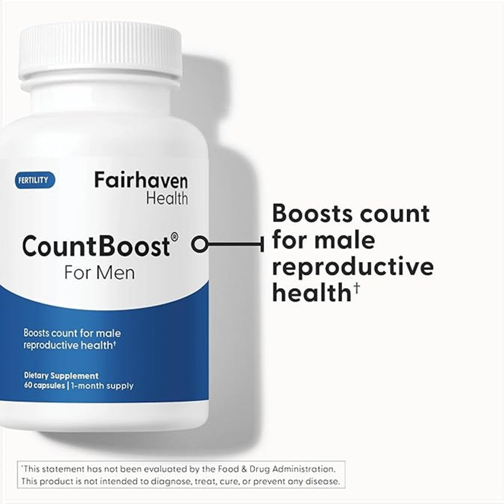 Fairhaven Health CountBoost® For Men - Advanced Sperm Count Support