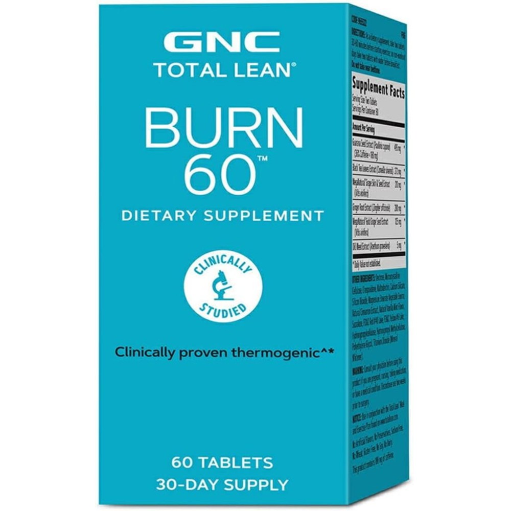 GNC Total Lean Burn 60™ – Thermogenic Fat Burner