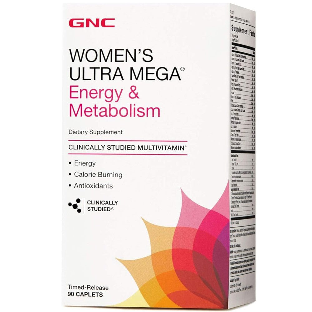GNC Women’s Ultra Mega® Energy & Metabolism – Energy, Metabolism & Antioxidant Support