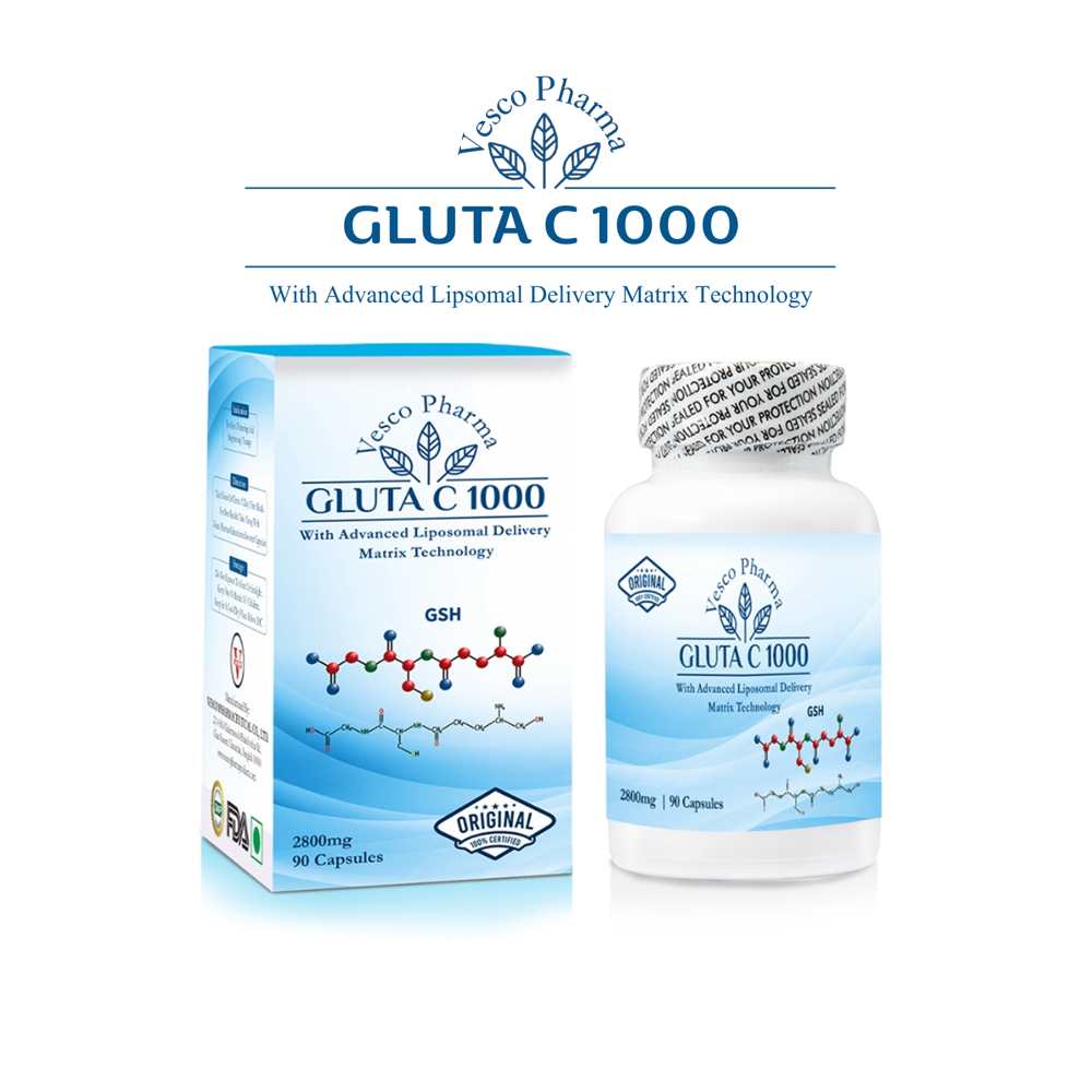 vesco pharma glutathione Gluta-C 1000 Advanced Formula for Skin Health Price in Pakistan – ✨Brighter, smoother, more radiant Qty:3 vials مكمل اسيوي للتفتيح