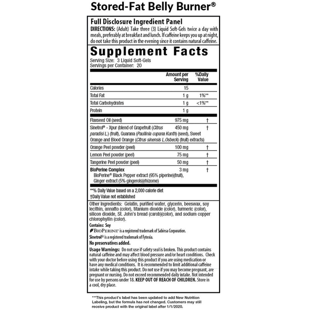 Irwin Naturals Stored-Fat Belly Burner – Advanced Fat Breakdown