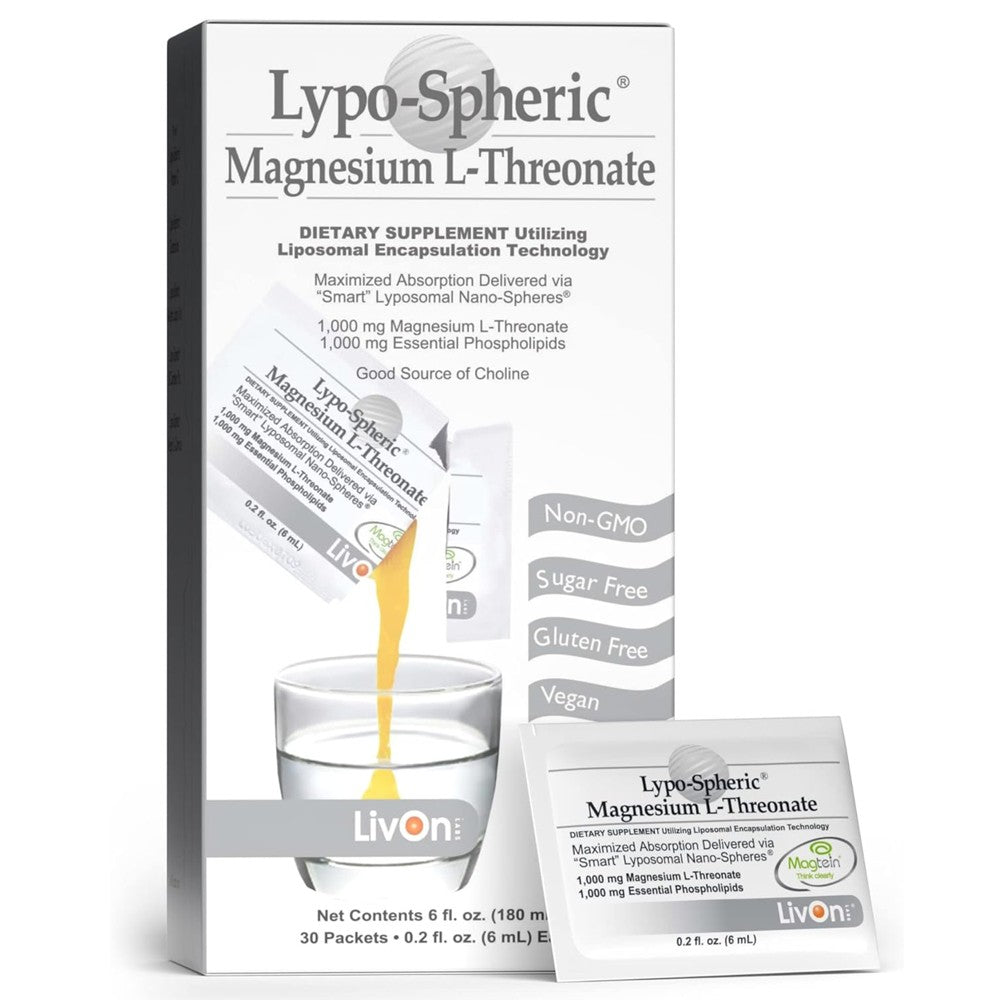 Lypo-Spheric Magnesium L-Threonate - Advanced Liposomal Absorption