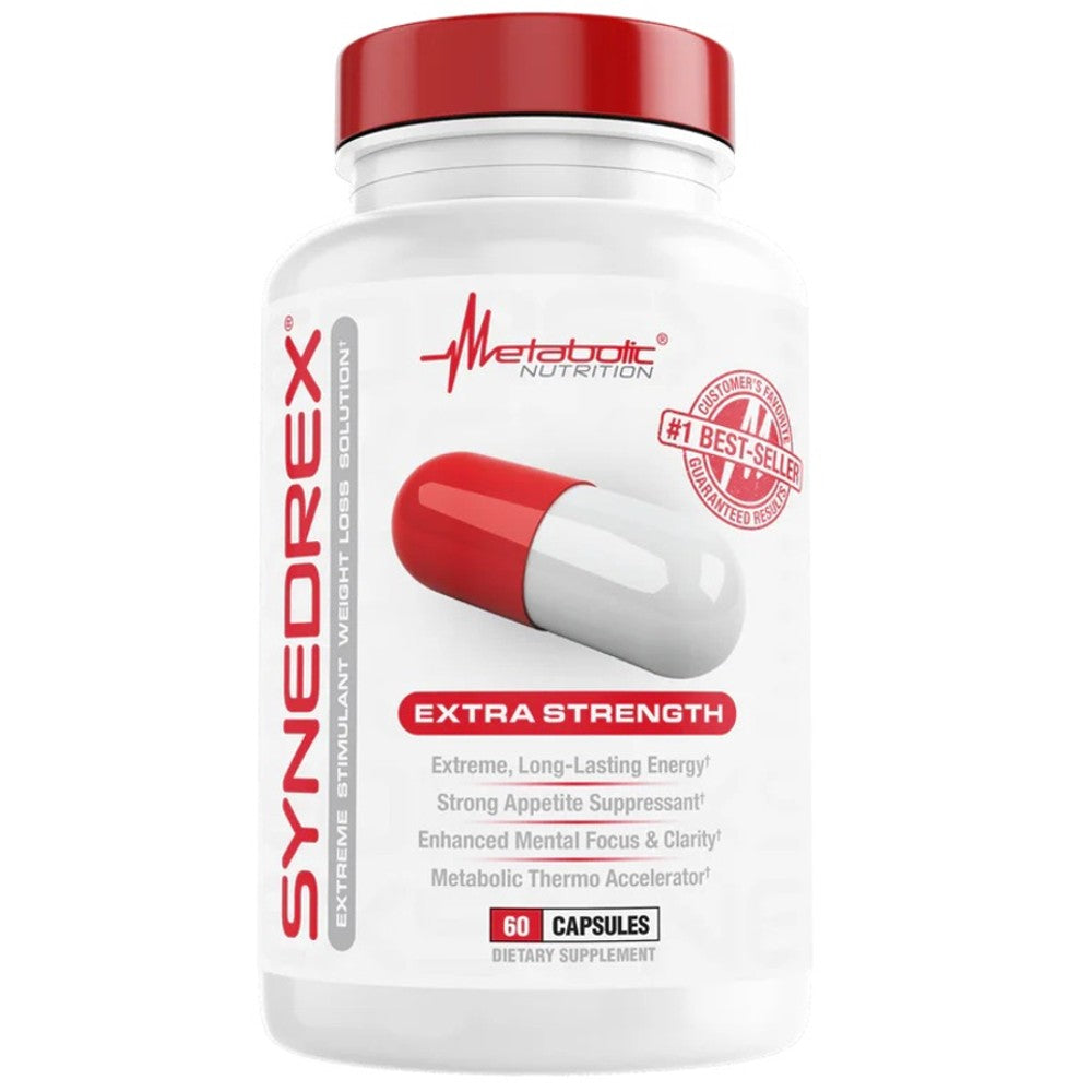 Metabolic Nutrition SYNEDREX – Extreme Energy & Fat Shredder, 60 Capsules