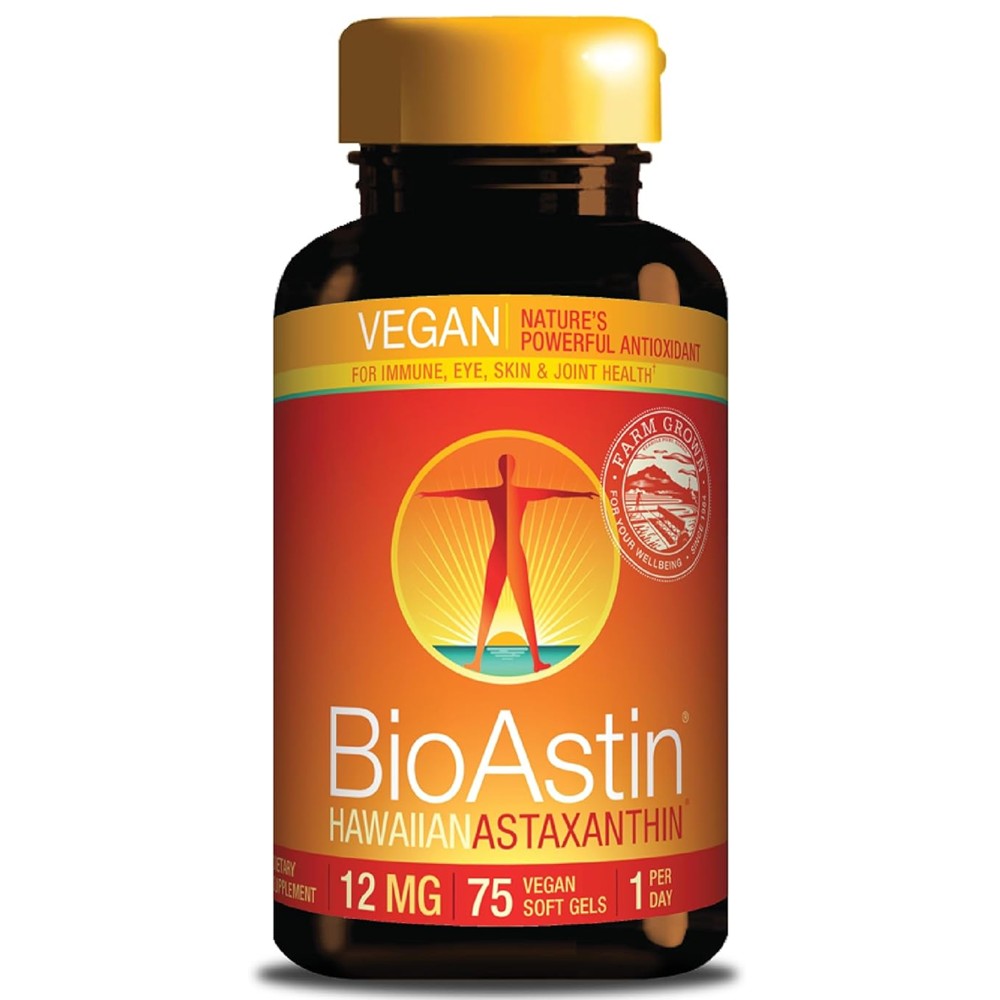 Nutrex Hawaii BioAstin Hawaiian Astaxanthin 12mg - Immune, Eye, Skin & Joint Support
