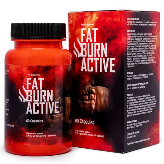 NuviaLab Fat Burn Active 1000mg – Weight Loss Capsules