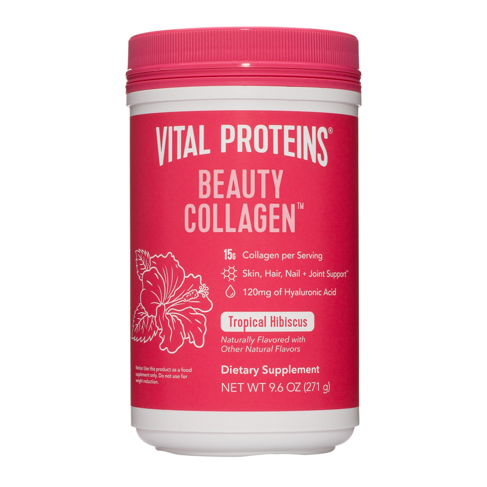 Vital Proteins Beauty Collagen - Tropical Hibiscus, 9.6 oz | Skin, Hair & Joint Support