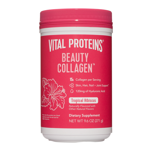 Vital Proteins Beauty Collagen - Tropical Hibiscus, 9.6 oz | Skin, Hair & Joint Support