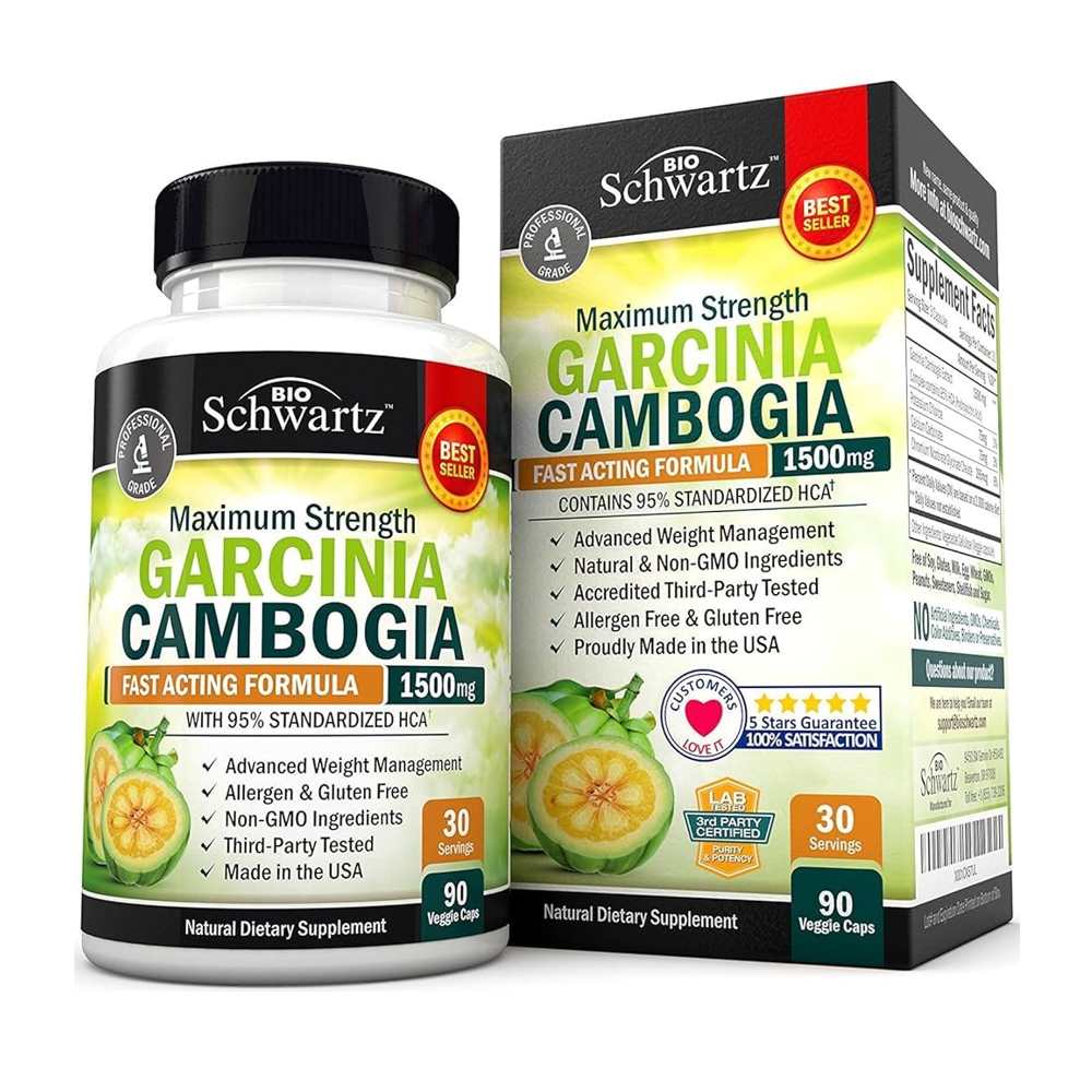 Bio Schwartz Garcinia Cambogia 1500mg - 90 Capsules