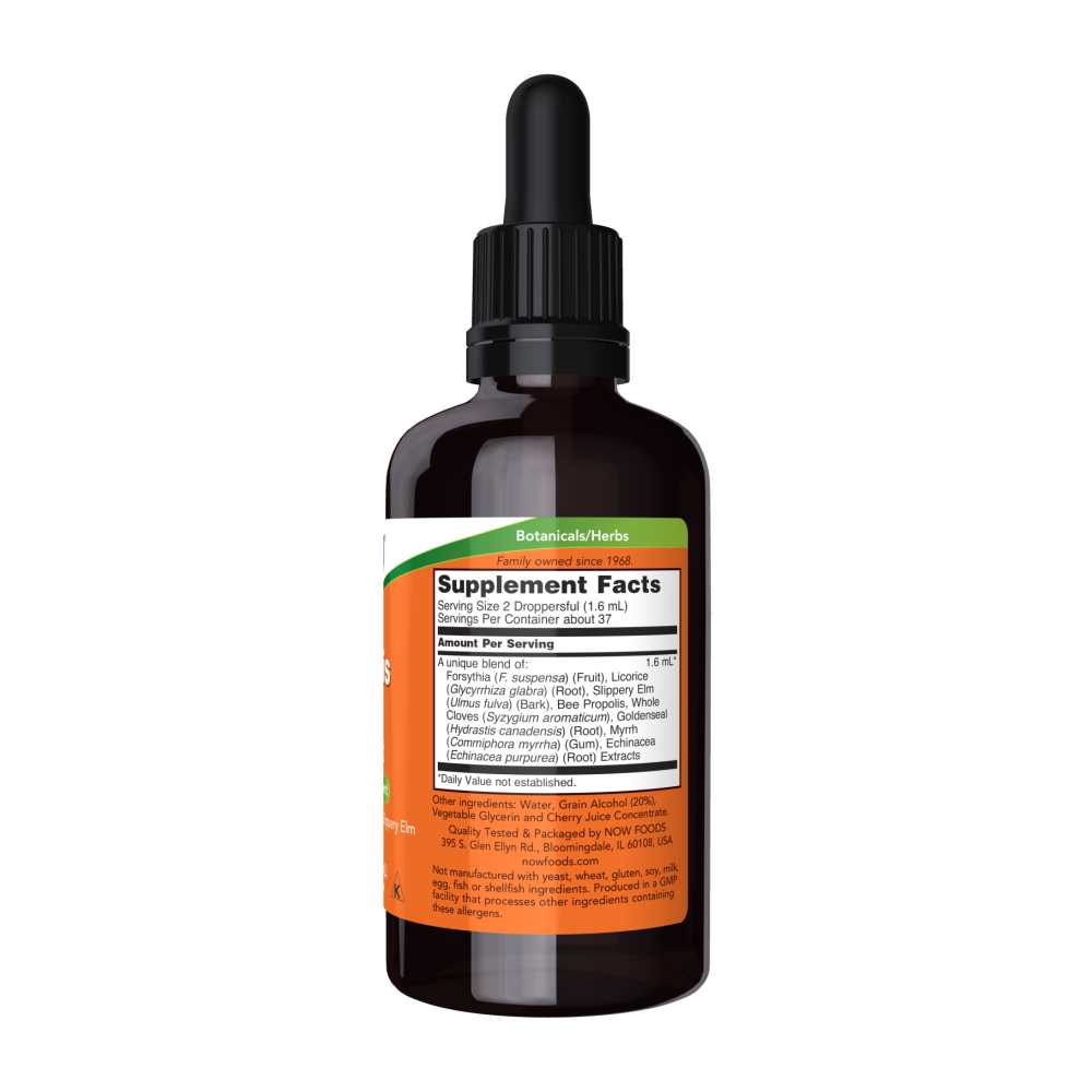 Now Foods Propolis Plus Extract – Herbal Immune Support with Licorice, Forsythia, Echinacea & Cloves – 2 Fl Oz (59 M L)