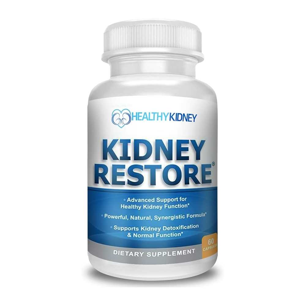 Kidney Restore Kidney Cleanse and Kidney Health Supplement 60 caps