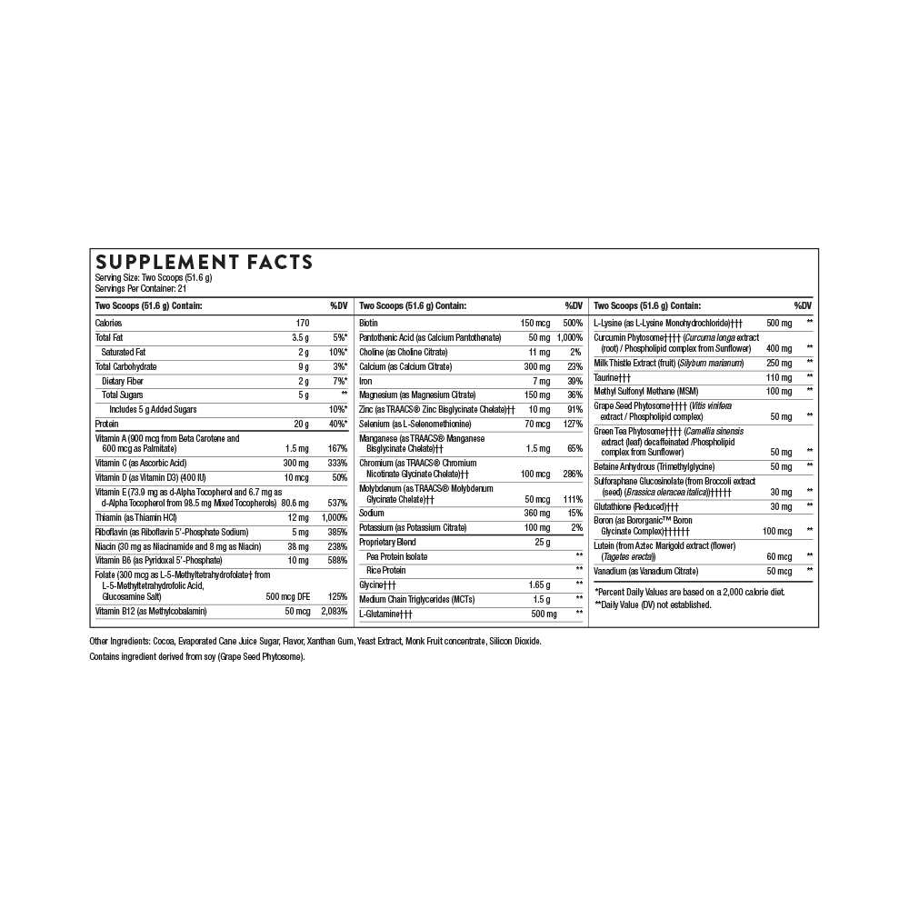 Thorne Medi Clear-Sgs™ Chocolate – 38.2 Oz Supplement