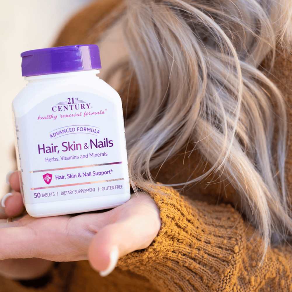 21st Century Hair, Skin & Nails - Advanced Formula 50 Tabs