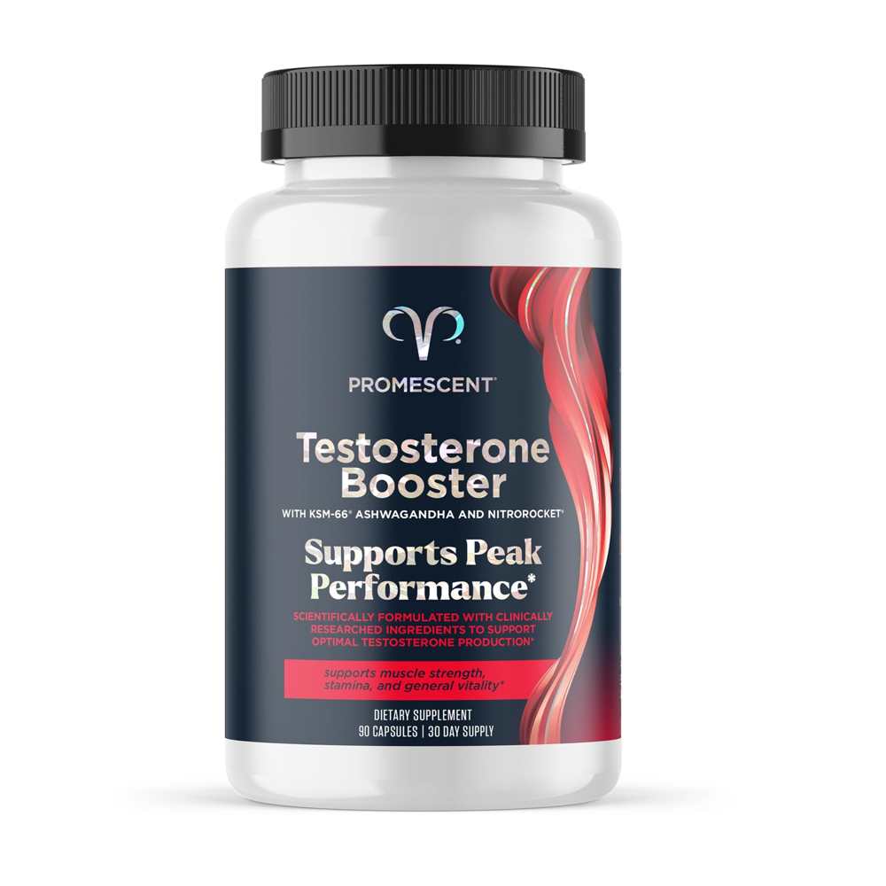 PROMESCENT Testosterone Booster – 90 Capsules | For Men
