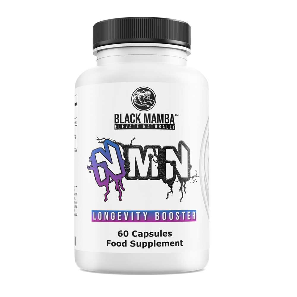 Black Mamba Nmn – 60 Capsules (500mg Uthever® Nmn per Cap)