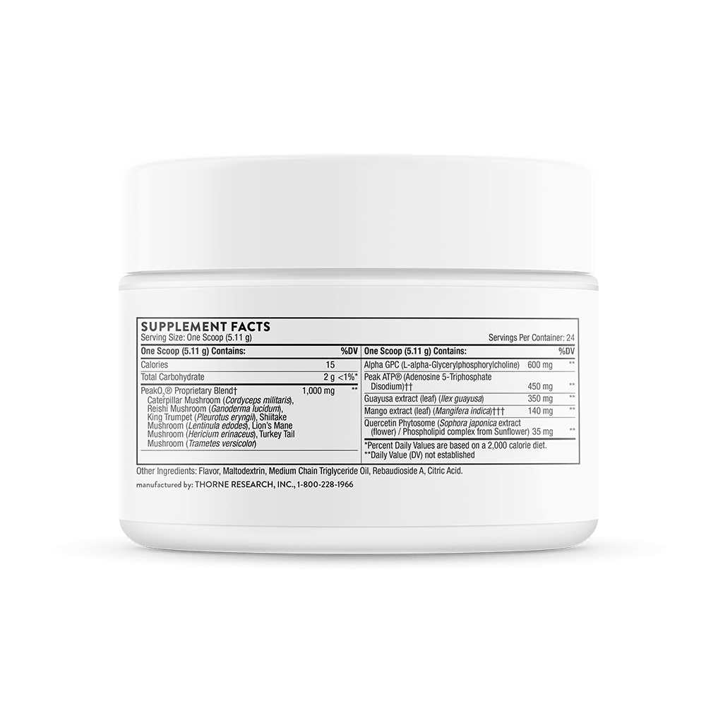 Thorne Pre-Workout Elite – Citrus Berry Energy & Performance Boost
