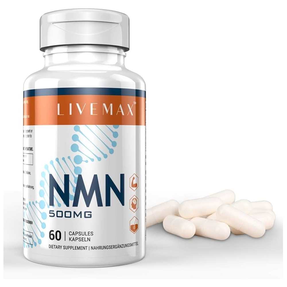 Livemax Nmn 500mg – 60 Capsules – Dietary Supplement