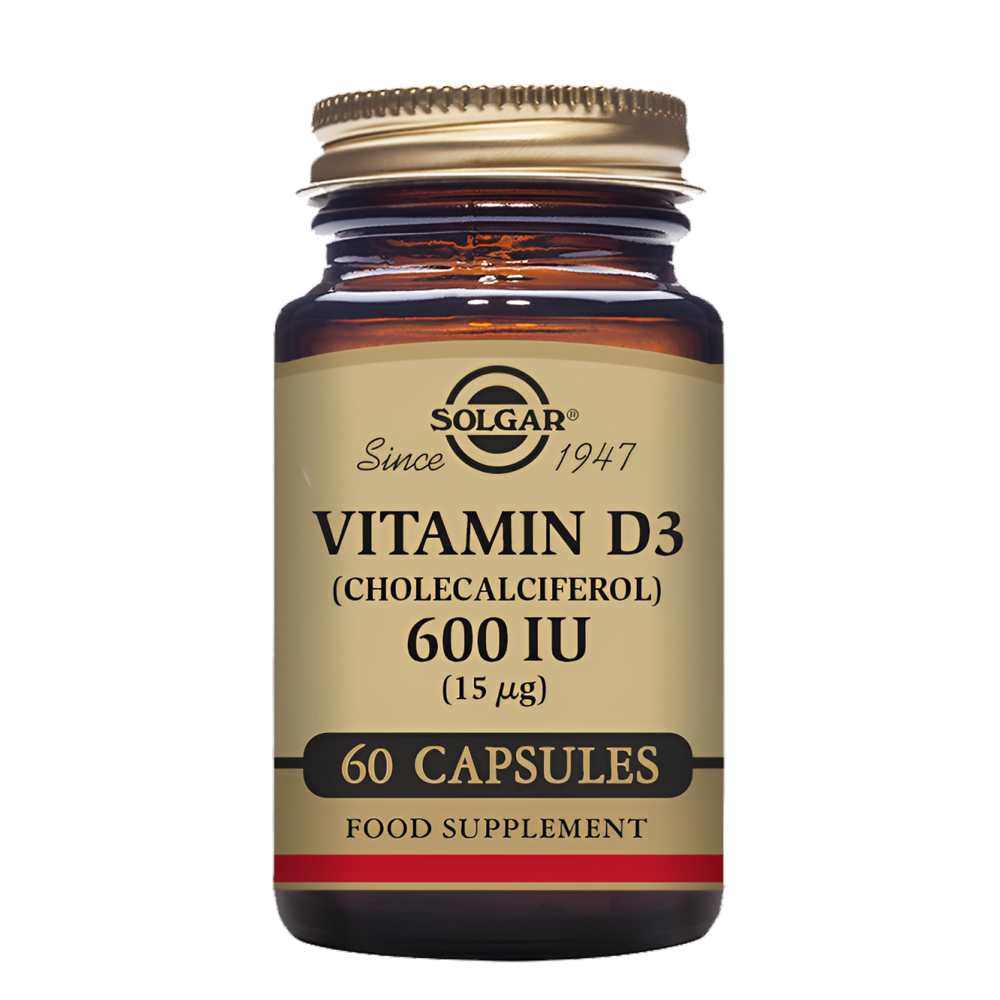Solgar Vitamin D3 (cholecalciferol) 600 Iu (15 Μg) – 60 Capsules