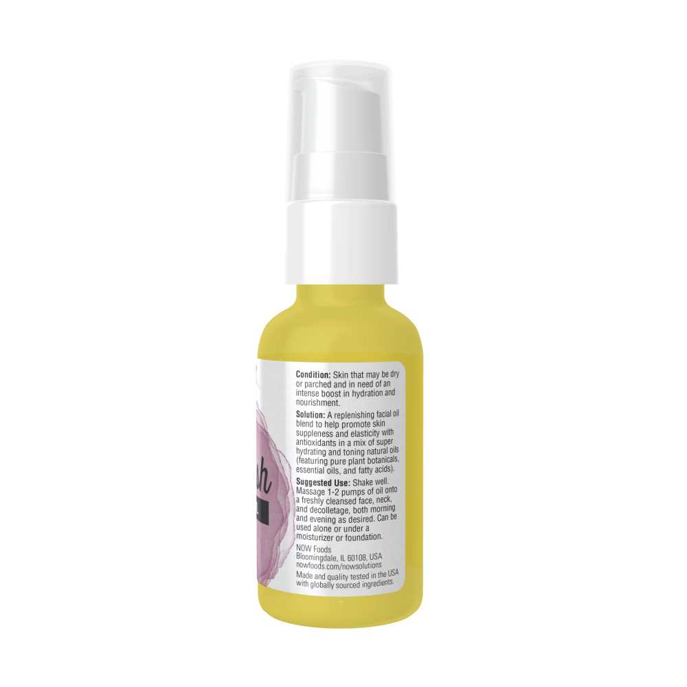 Now Foods Nourish Facial Oil – Botanical Blend with Vitamin C & Rosehip – Hydrating Face Oil – 30 M L